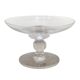 Footed coupe Daum France in signed crystal – Vintage centrepiece