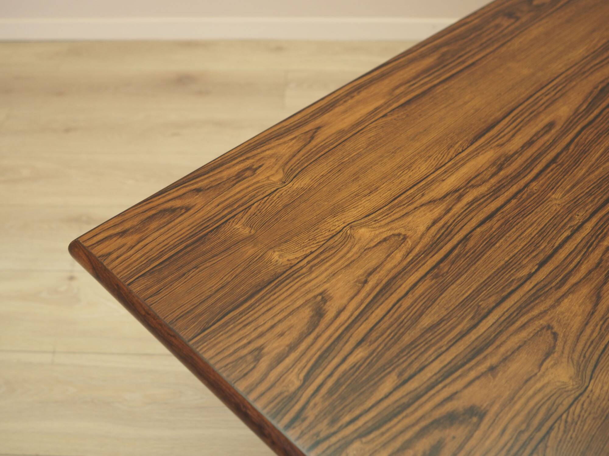 Danish rosewood coffee table with shelf, 1960s