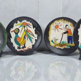 4 Bugette Plates, 1960s