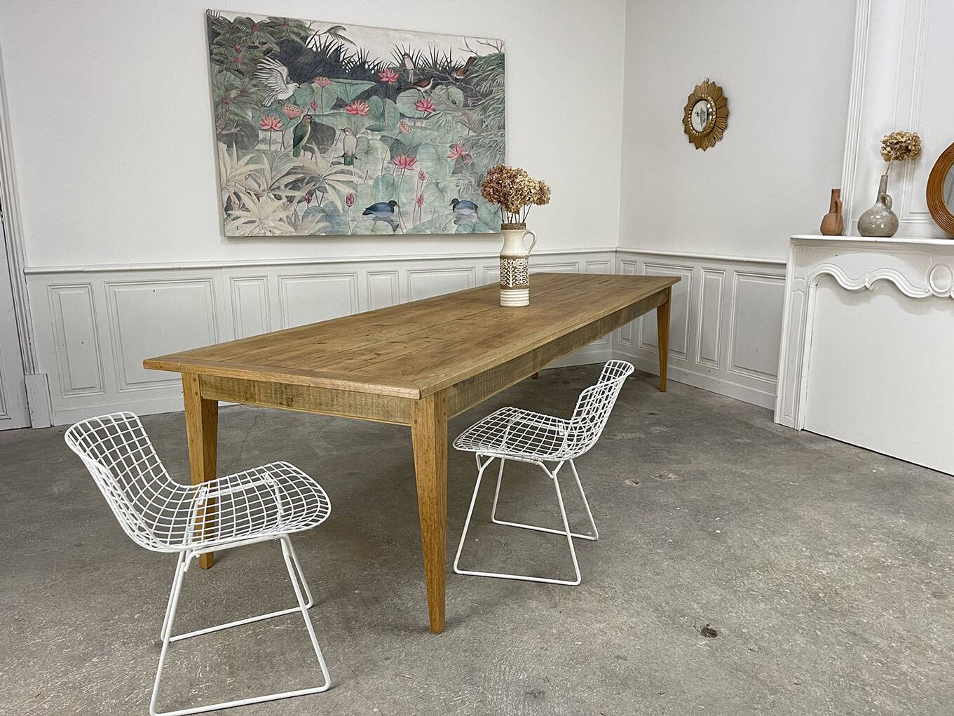 Large old farm table 1930