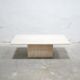 Vintage travertine coffee table