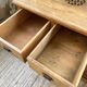 XXL solid oak counter sideboard