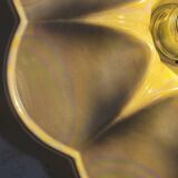 Mid-century iridescent porcelain wall lamp by Goebel for PAN Germany 1970s