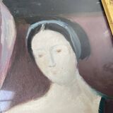 Painting “the three musicians”