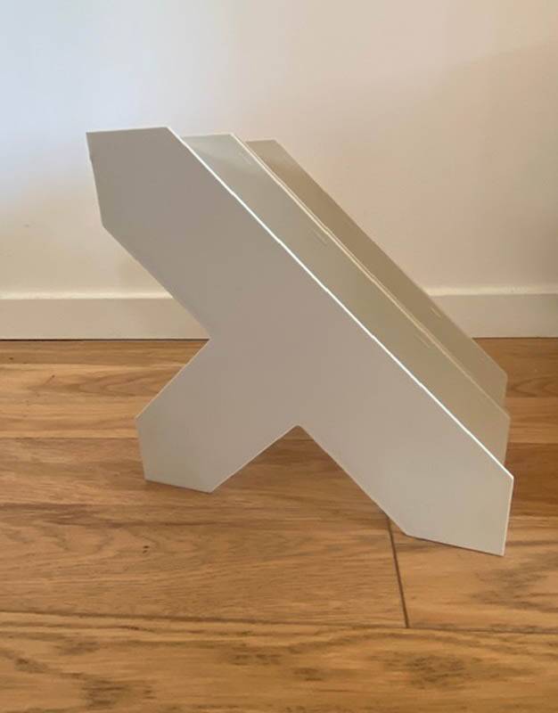 Magazine rack x 2 by Walter Zeischegg for Helit