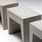 Bossche School Stools by Dom Hans van der Laan & Jan de Jong, Netherlands, 1970s