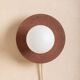 ALBA wall light in Moca concrete