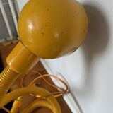 Vintage ochre snake lamp
