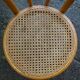 4 mismatched bistro chairs in wood and cane, Thonet, Horgen circa 1910