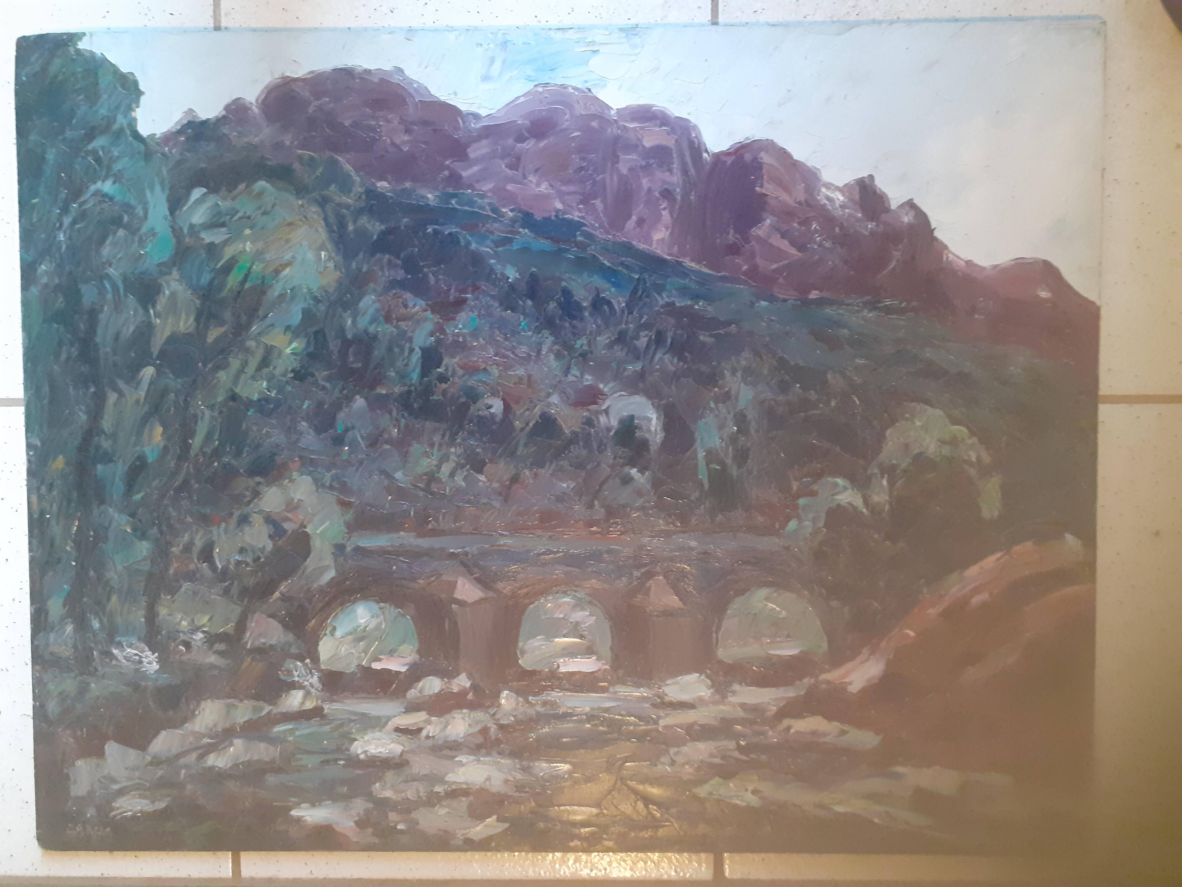 Landscape of hot waters in Digne-les-Bains