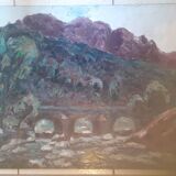 Landscape of hot waters in Digne-les-Bains