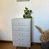 Vintage chiffonier with compass feet