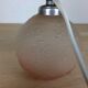 Lamp ball glass pink pattern flowers