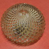 Tinted glass ceiling lamp