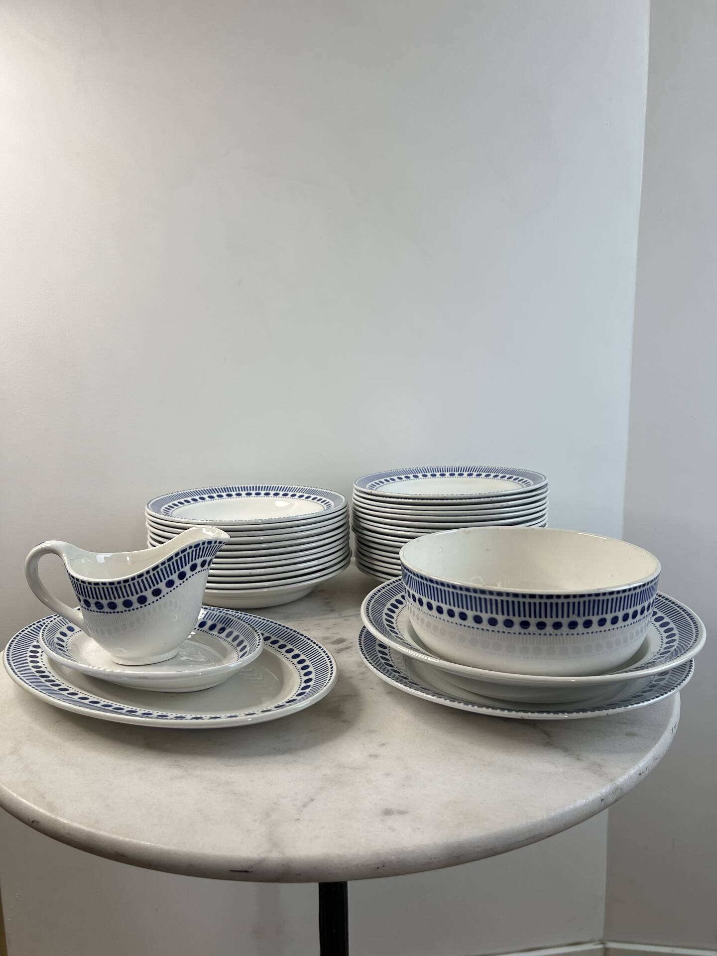 Service de table Sarreguemines collection Béatrice, 33 pièces