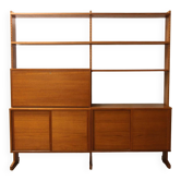 Scandinavian “String Parad” teak bookcase, Sweden, 1960