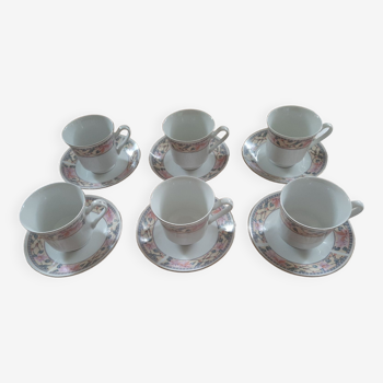 Tea cup with saucers