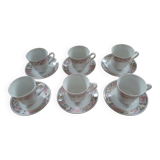 Tea cup with saucers