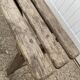 Pair of 2m solid oak wood farm benches for rustic farm table 1900