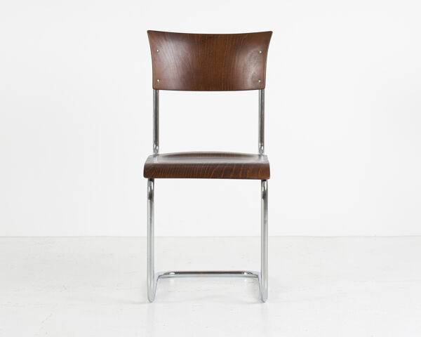 Set of 2 cantilever chairs, 40s