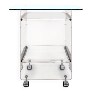 Desserte en plexiglass