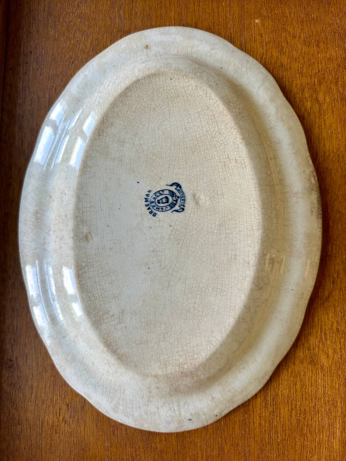 English earthenware dish