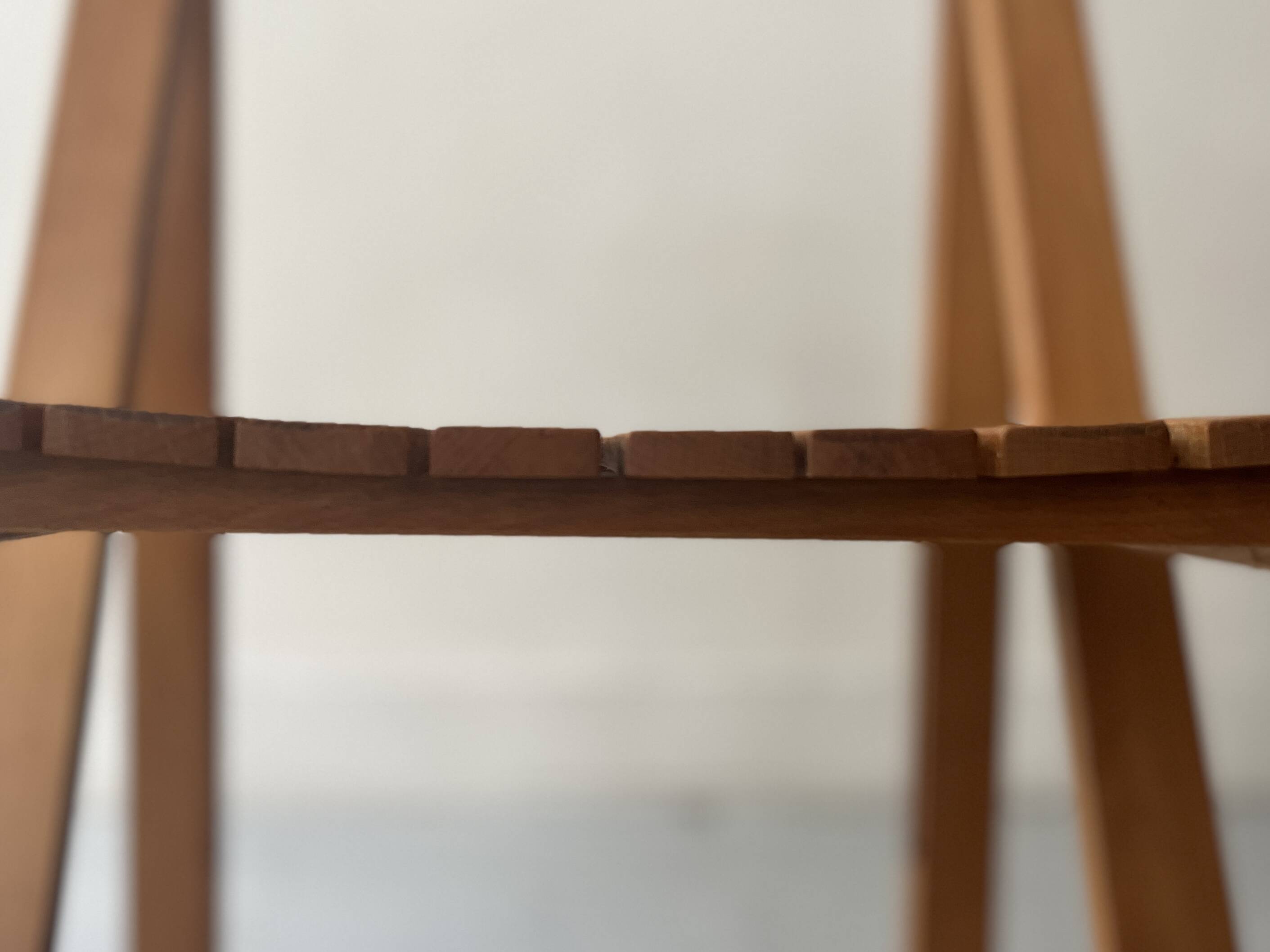 wooden folding chair by Aldo Jacober, design 1960/1970