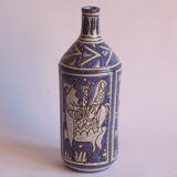 Abstract Sgraffito Bottle by Fratelli Fanciullacci, Italy, 1950s