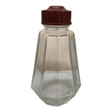 Sucrier verre et bakelite bistrot