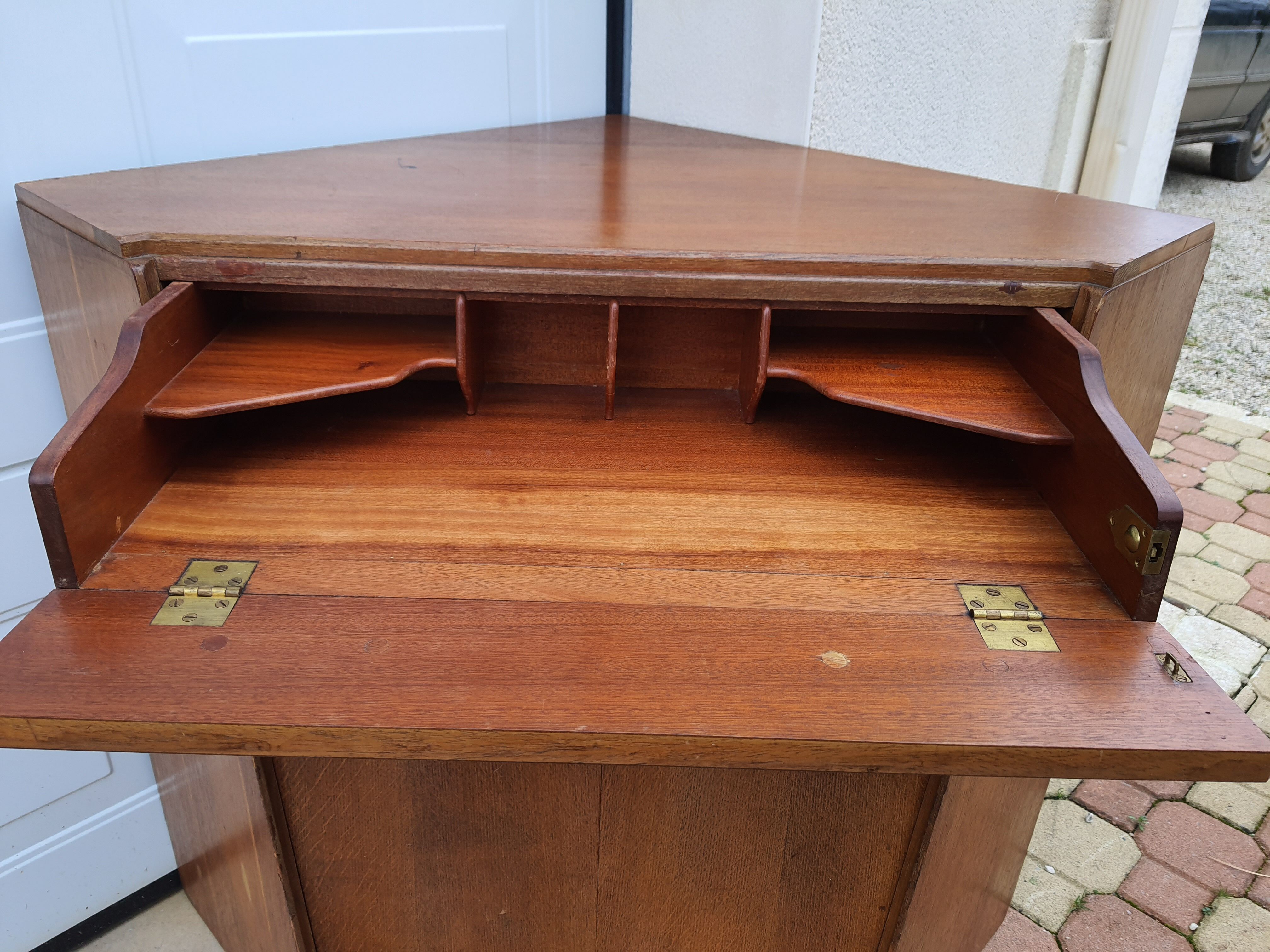 Vintage danish corner desk