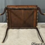 Mahogany Games Table, Louis XV/Louis XVI Transition Style – Late 19th Century