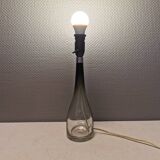 Glass table lamp with an elegant shape. By Bengt Orup 1957.