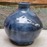 Vintage glazed ceramic vase Signed Z Karbowski