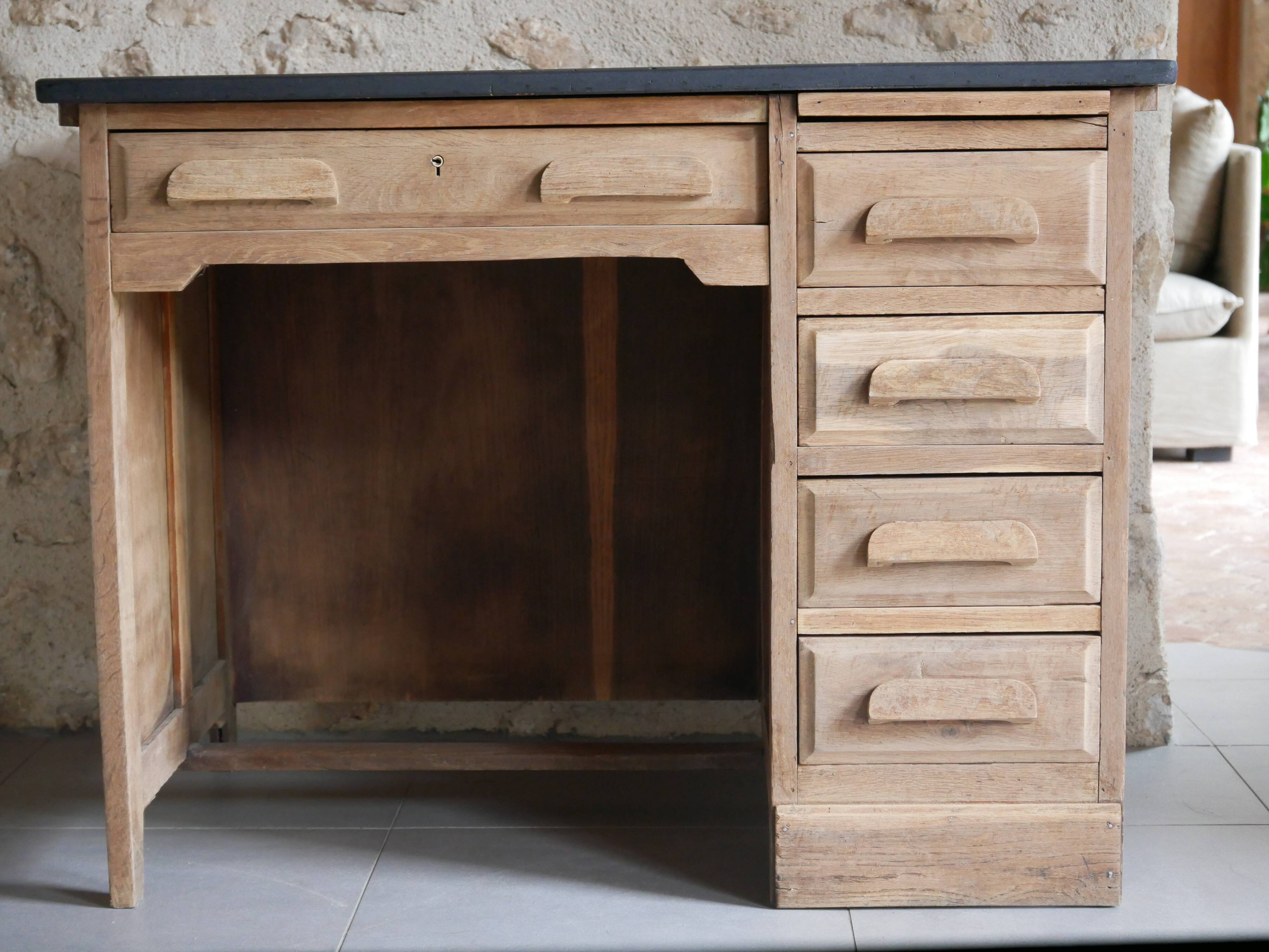 Desk and chair assembly