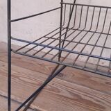 Display metal store shelves