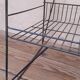 Display metal store shelves