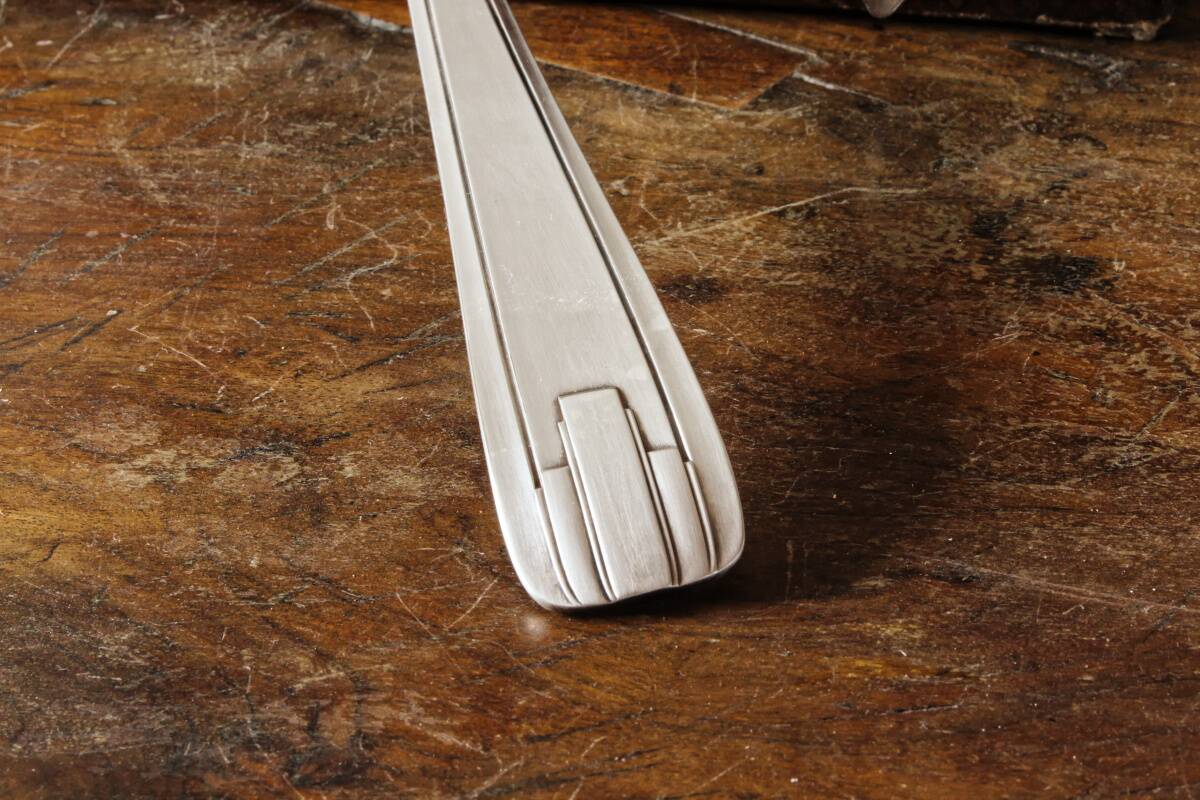 37-piece silver-plated art deco cutlery set