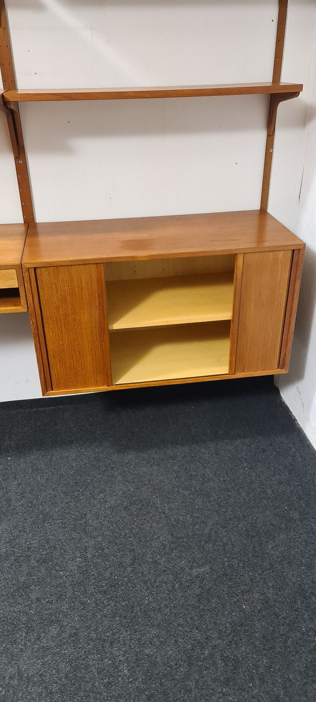 Vintage teak wall unit by HG mobel Denmark