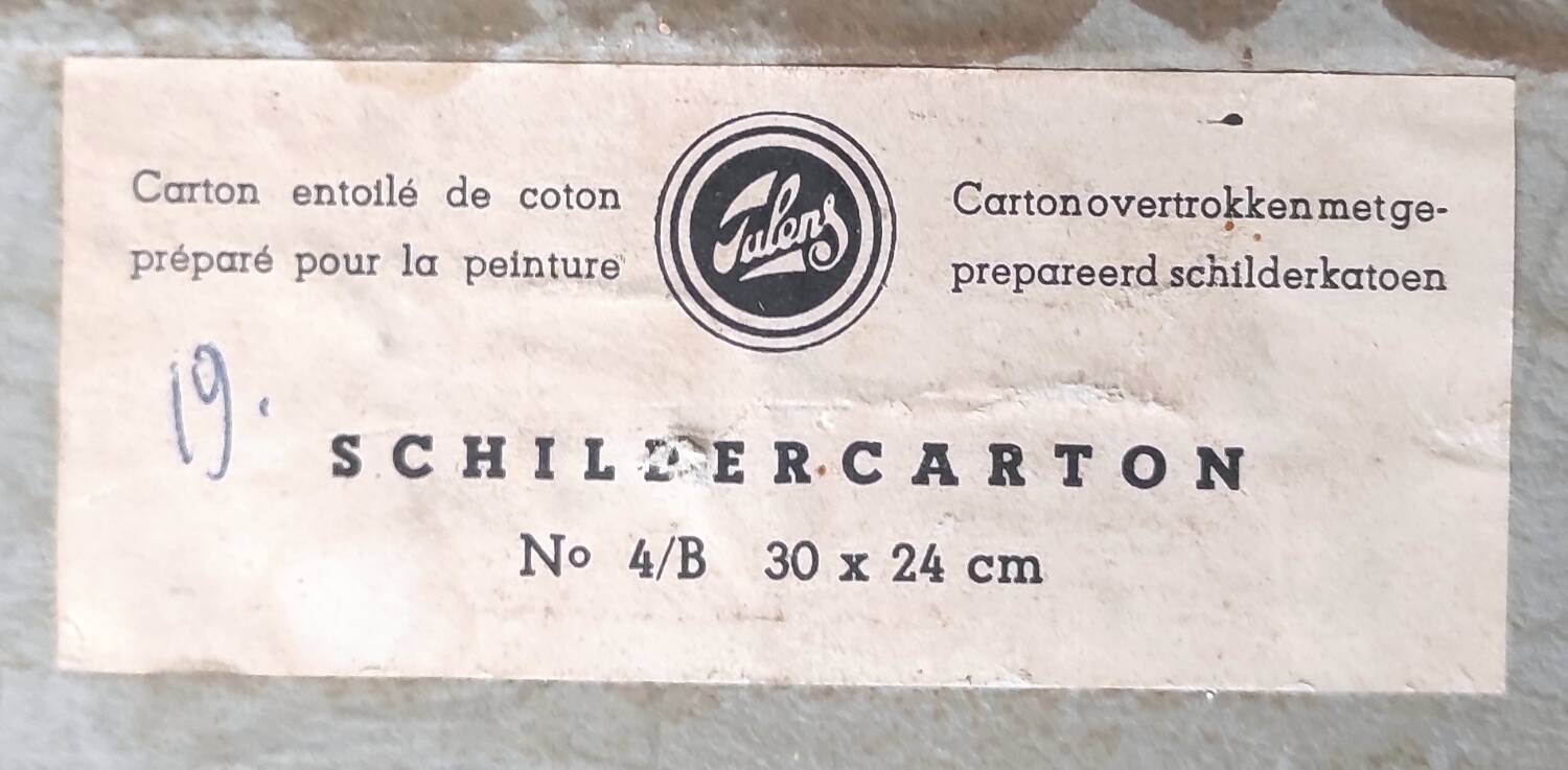 Ancient painting - Expressionist landscape