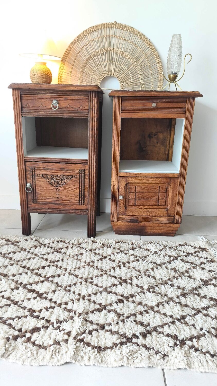 Art Deco bedside tables