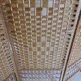 wicker, rattan screen, 5 panels