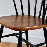 Paire de chaises scandinaves dans le goût de Tapiovaara, 1960