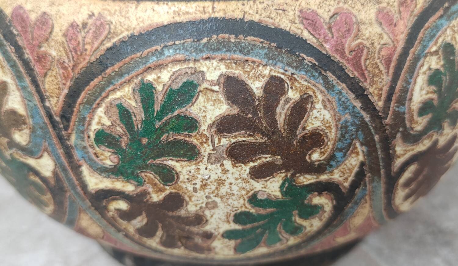 Antique large amphora vase Montopoli Arno Italy