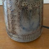 Salt stoneware lamp base signed jean-claude courjault