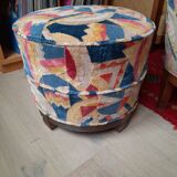 Hanging spring pouf