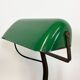 Vintage green enamel bank lamp from Astral, 1930s