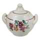 Old sugar bowl with floral decoration Made in France Sarreguemines