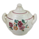 Old sugar bowl with floral decoration Made in France Sarreguemines