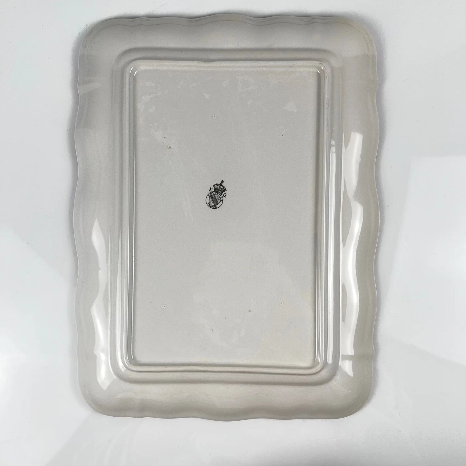 Rectangular plate model street lamp by KG Lunéville