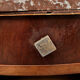 Art Deco bedside table in wood and marble